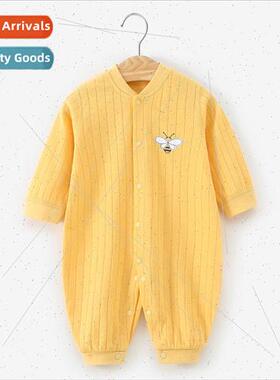 Baby one-piece clothes bottoming spring and autumn newborn b