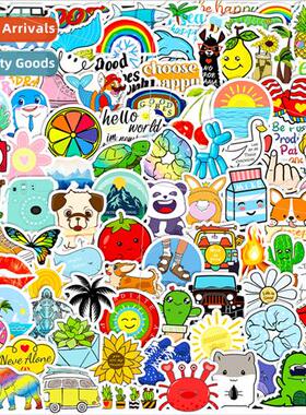 100 small size 4cm small fresh mix of childrens cartoon stic