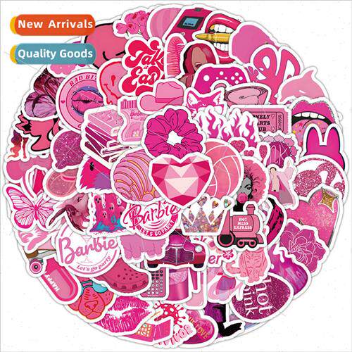 100 cartoon children pink barbie doodle notes handbook phone