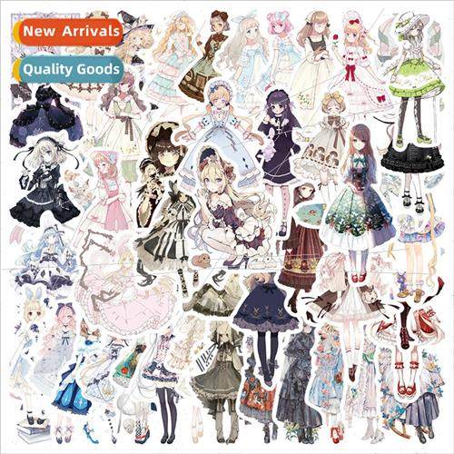 50 pcs of teenage lolita graffiti stickers luggage skateboar