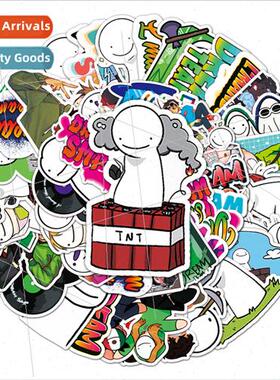 50 cartoon game Dream Smp personalized doodle stickers refri