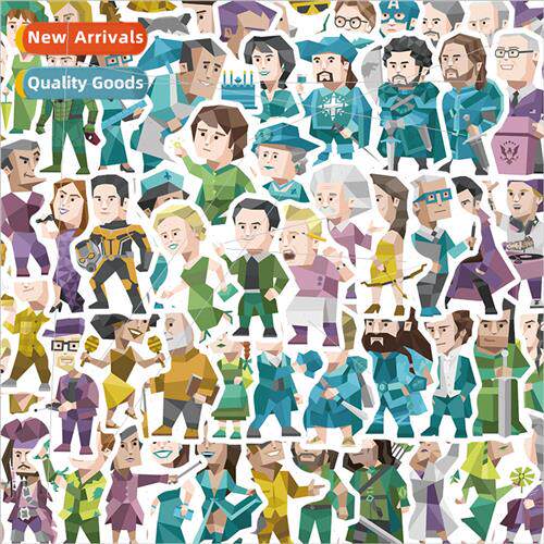 64 MBIT Personality Graffiti Stickers ggage Laptop Helmet Gu