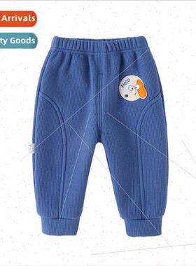 Boys spring and autumn pants 2021 new fall childrens black s