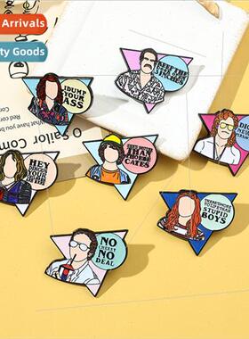 Stranger Thing pin upscale hellfire club member badge