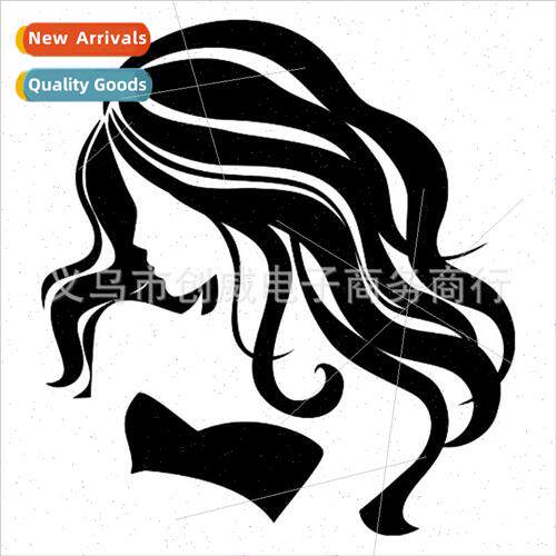 Car Sticker Carving Long Hair Sexy Beauty Car Sticker Long H