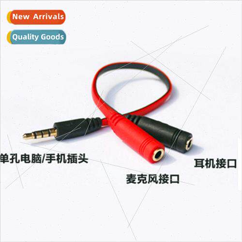 Cell phone microphone headset con computer headset 3.5 2-in-