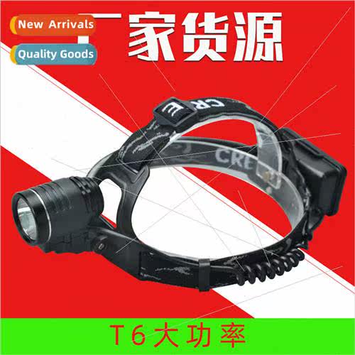 T6 LED headlamps High beam headlamps rechargeable fishing he