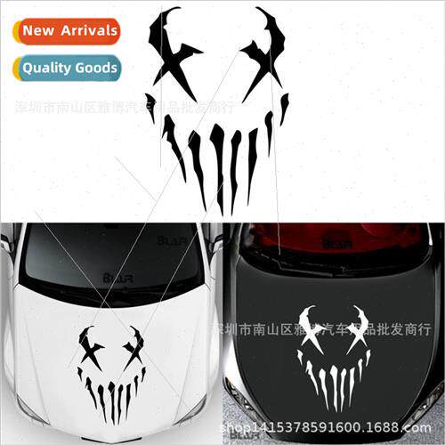 D-1270 creative cartoon venom car stickers decorative hood s