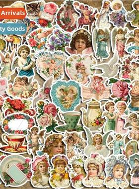 Victorias Secret 60 vintage literary angel stickers decorati