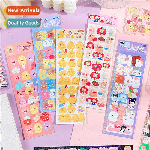 Quantity sweet summer goo card stickers cute cartoon laser K