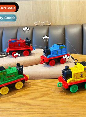 Cartoon mini Thomas back to the train model keychain creativ