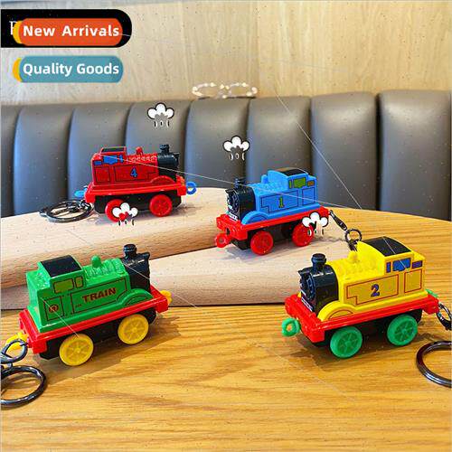 Cartoon mini Thomas back to the train model keychain creativ