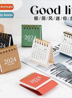 2024 mple  Chinese  of the small mini desktop calendar Moran