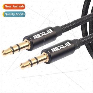 with male aluminum stereo 3.5mm net black shell alloy