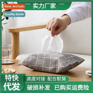 linen tissue box Japanese room and living drawer cotton