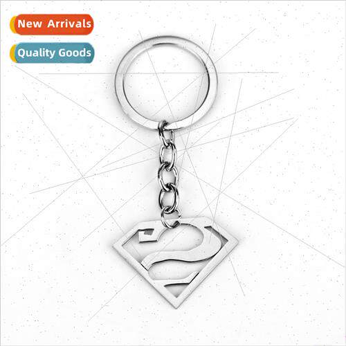 Movie Avengers series stainless steel Superman S logo car ke