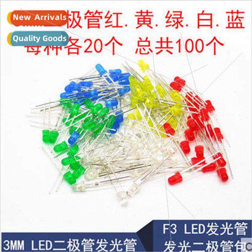 F3 light-emitting diode 3MM LED light components package red