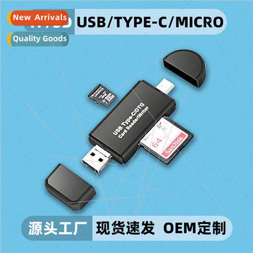 usb2.0 high speed card reader type-c/micro cell phone comput