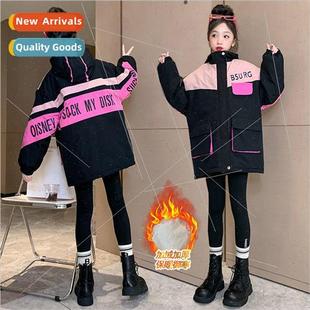 winter jacket boy fall big and thickened Girls padded
