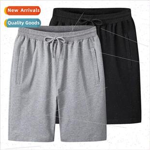 Shorts Mens Summer Cotton Loose Sweatpants Summer Casual Kni