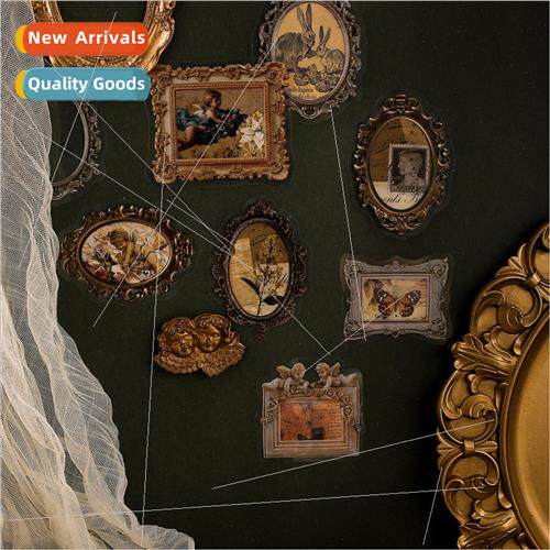 Photo frame museum series PET sticker pack vintage baroque p