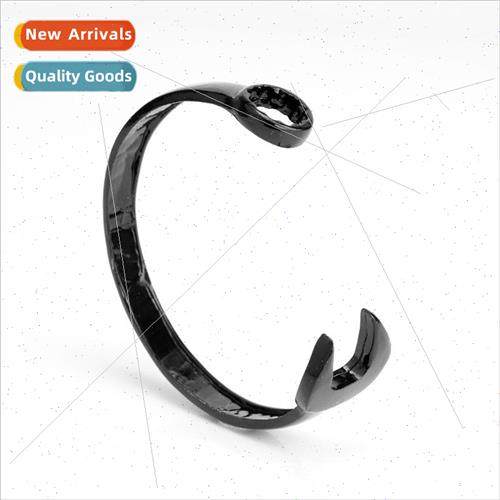 Retro biker wrench bracelet metal open bracelet men and wome