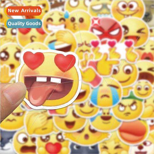124 emoticon stickers creative cartoon funny notebook refrig