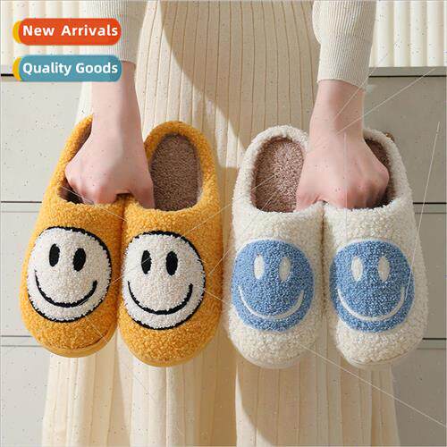 Smiley Korean fall and winter men and women couple cotton sl