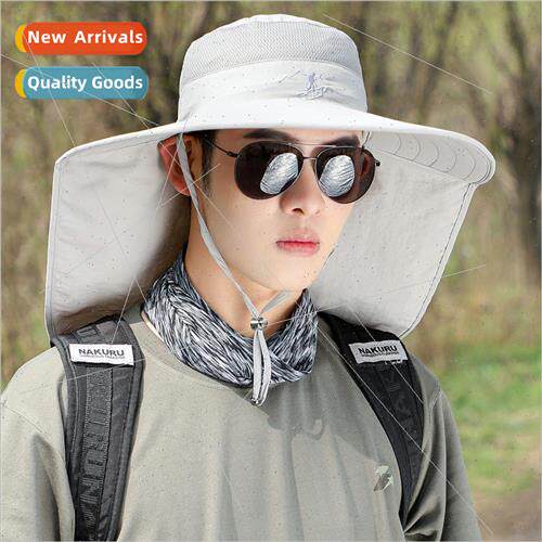 Sunscreen hat male protection shawl hat outdoor fisherman ha