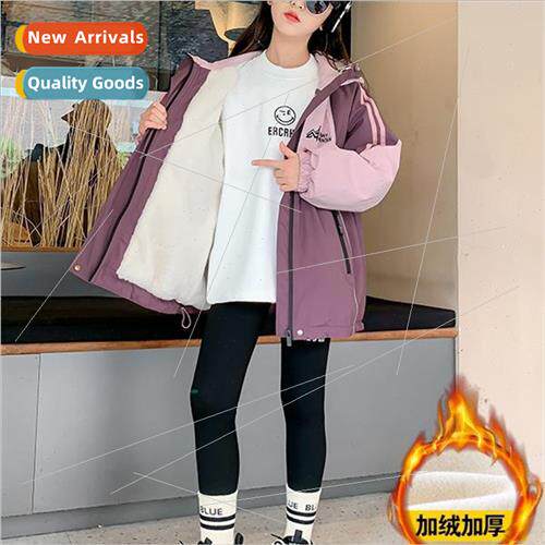 Girls padded jacket fall and winter 2023 new 适用eign  child