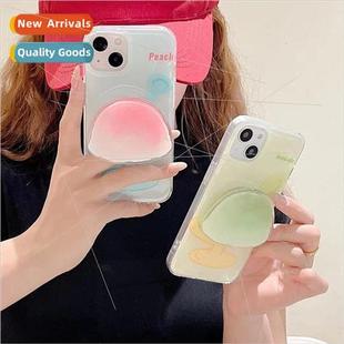 green gradient 13ProMax ins stand 适用 pink cream Niche ice