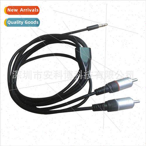 High Quality 2 meters 3.5 to 2 Lotus 3.5 to 2RCA Two-way Aud