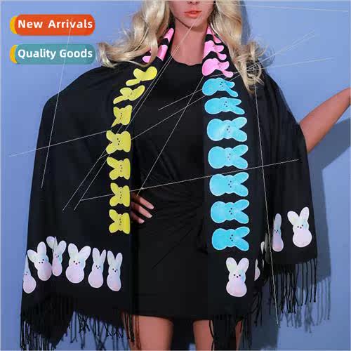 Scarf female winter solid color versatile Korean  of the cut