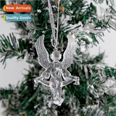 New Christmas decorations transparent angel elk pendant Chri