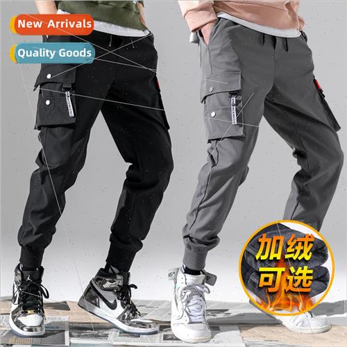 2019 Autumn and Winter Casual Pants Mens Workwear Padded Swe