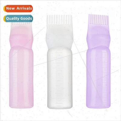 Hair dye bottle comb tooth bottle dye paste coloring hair ca