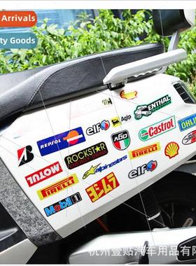 Motorcycle stickers wireless sponsor LOGO helmet stickers el