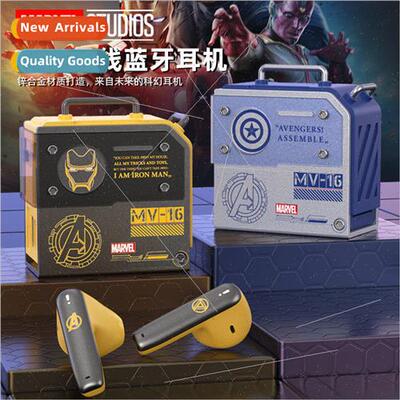 New Marvel wireless bluetooth headset half in-ear mechanical