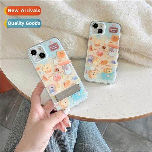 ins  bread donut elephant 适用 iPhone 15 folding stand 13Pro