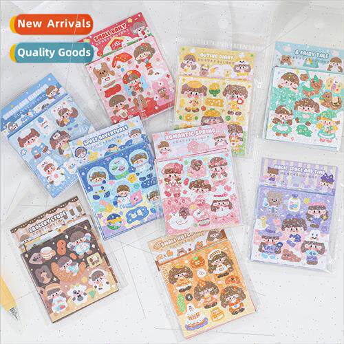 Soft play in the dream series goo card sticker pack Korean i