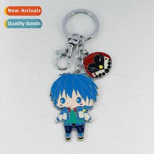 Anime  DMMD Segaraaki Aoiba Hop metal keychain pendant cos p