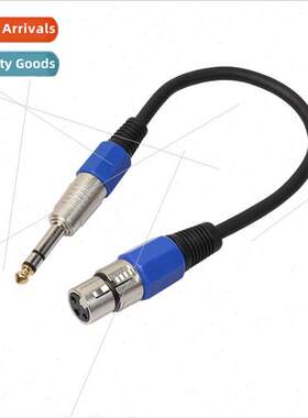 6.35 male to ca female adapter cable 0.3 meters headphone am
