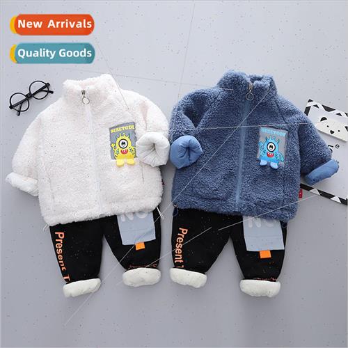Boys and girls jacket autumn and winter clothing padded thic