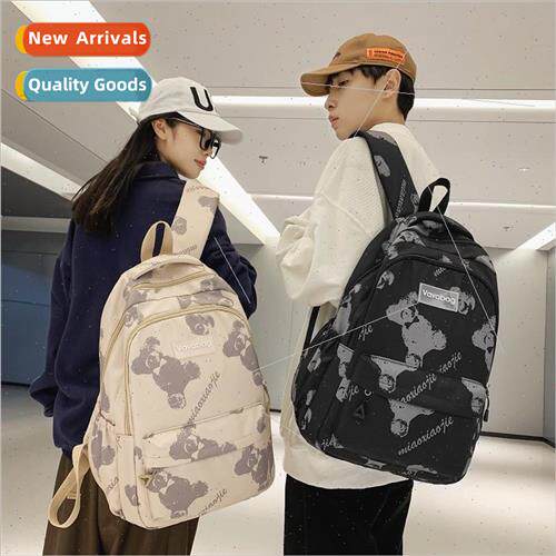 The new cool large capacity students shoulder bag 2023 men a