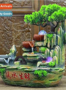 New creative living room rockery circulating water fountain