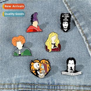 Peripherals Wednesday Metal Movie Christmas Badge Sca and