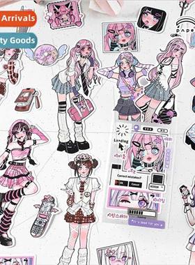 Stickers sticker pack Rhythm Rhapsody Cute girl anime handbo