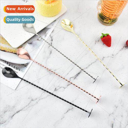 304 stainless steel spoon spoon round bottom bar spoon coffe