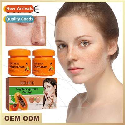 Papaya Whitening Freckle Cream lightens freckles and dark sp