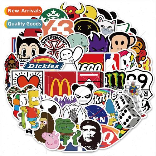 50/2 new personalized cartoon graffiti stickers cell phone s